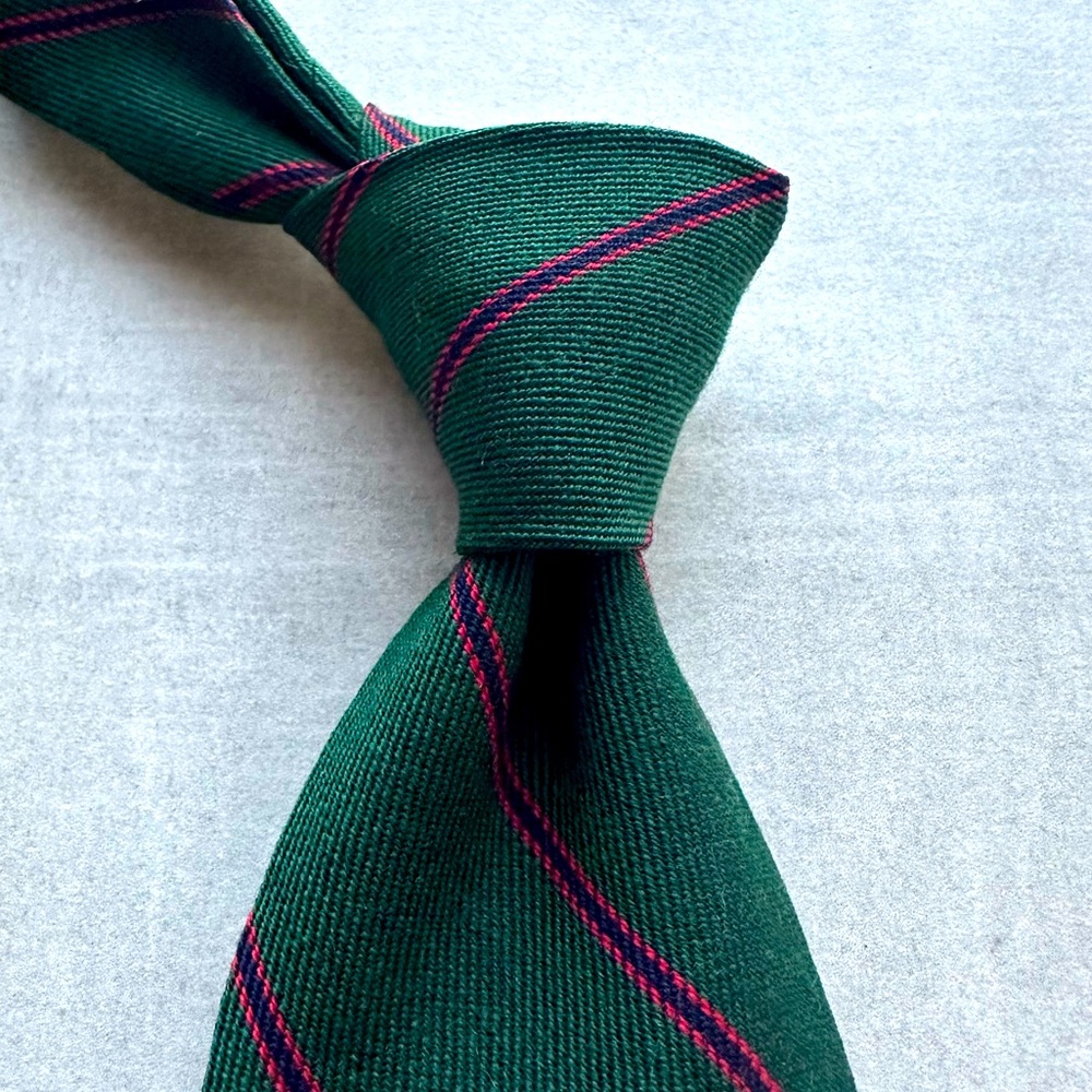 Davide Cenci “Collection” Gorgeous Wool Striped Tie